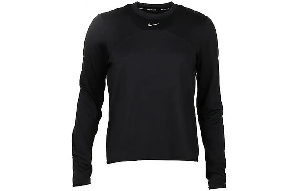 Nike Dri-FIT Swift UV Women's Crew-Neck Running Top Black