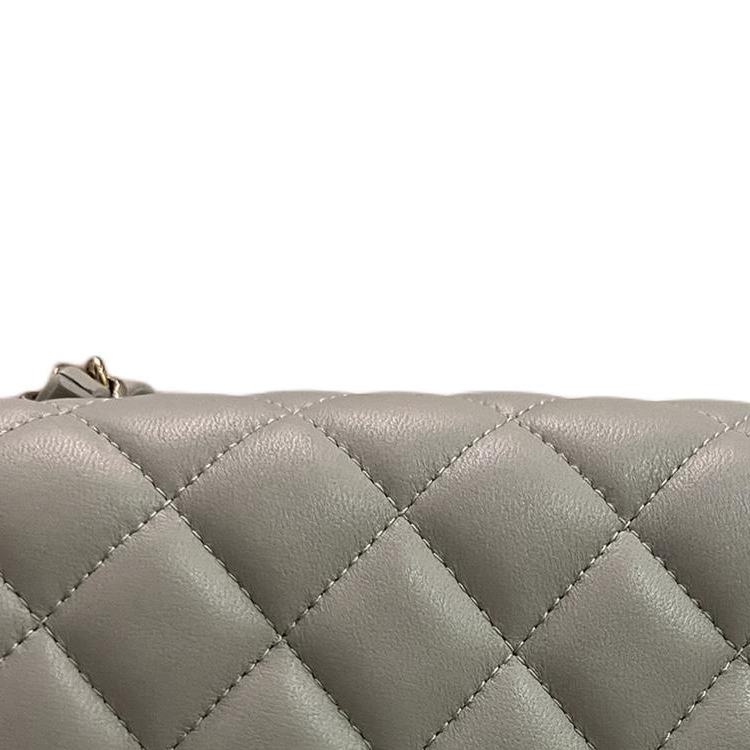 Женская сумка Chanel (светло-сертая) — фото 4