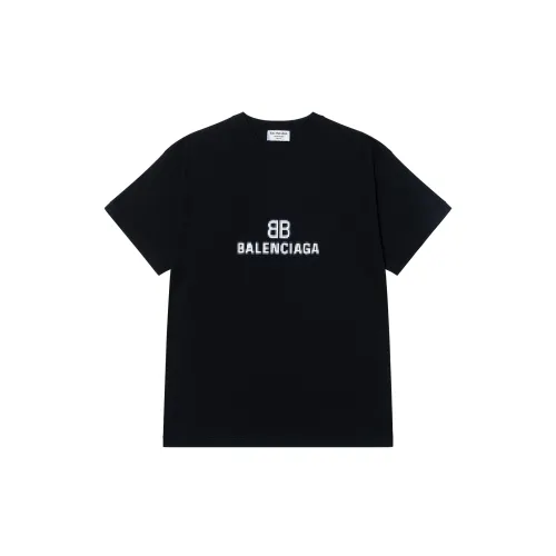 Balenciaga Women'ss Bb Pixel Medium Fit T shirt Black