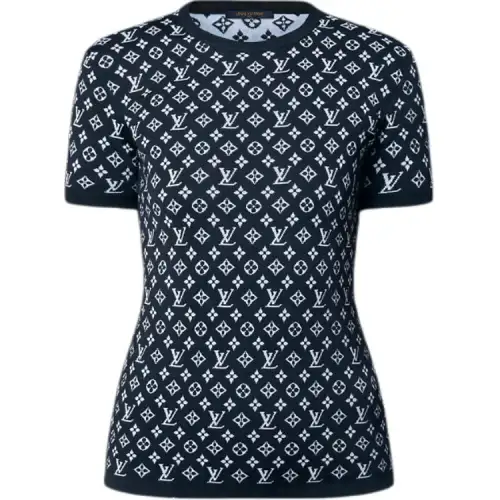 LOUIS VUITTON Monogram Jacquard Knit Top