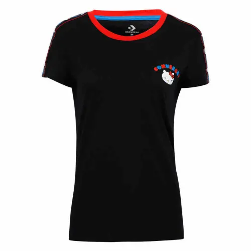 Converse x HELLO KITTY T Shirt Women's Black