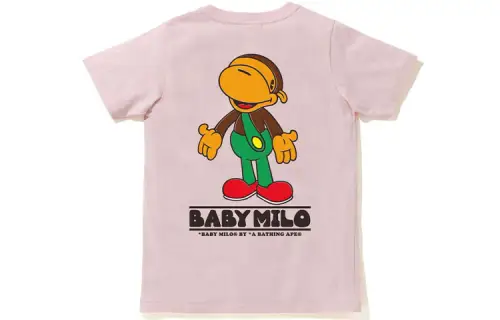 A BATHING APE T Shirts Women's Crew Neck Moderate Straight Fit