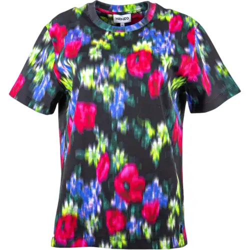 KENZO Floral Crew neck T shirt