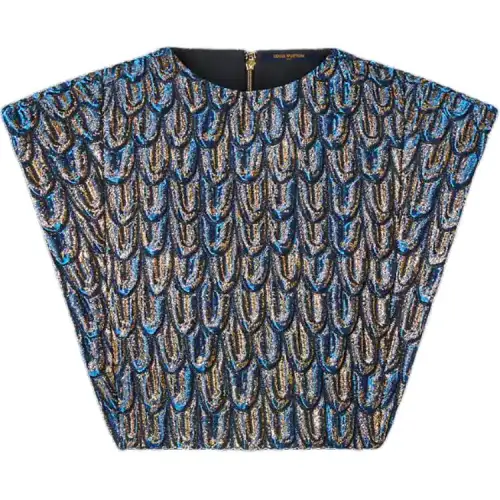 LOUIS VUITTON Tank Top Women's Blue