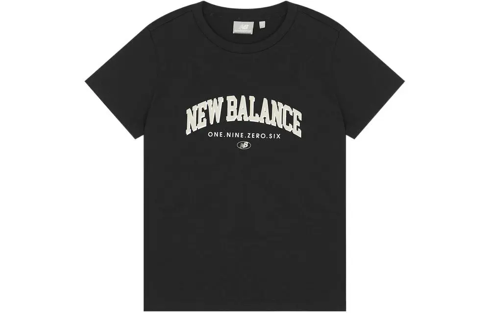 New Balance Set in Sleeve T Shirt Women's Black