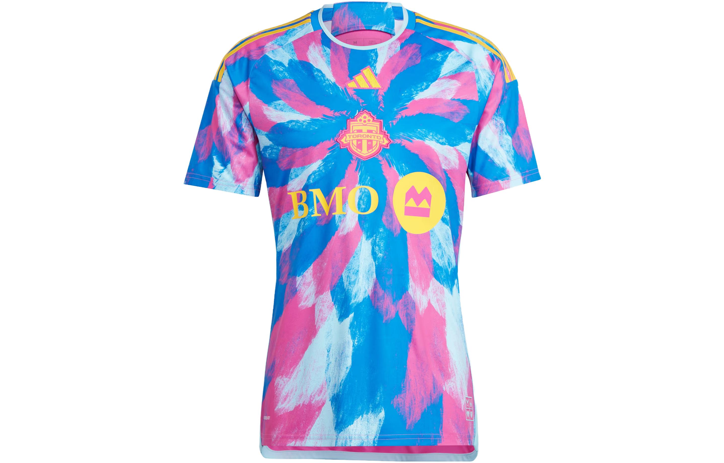 Adidas Toronto Fc 23/24 Third Jersey tie-dye pattern all-over round neck short-sleeved football jersey 23-24 season Toronto Men's Blue