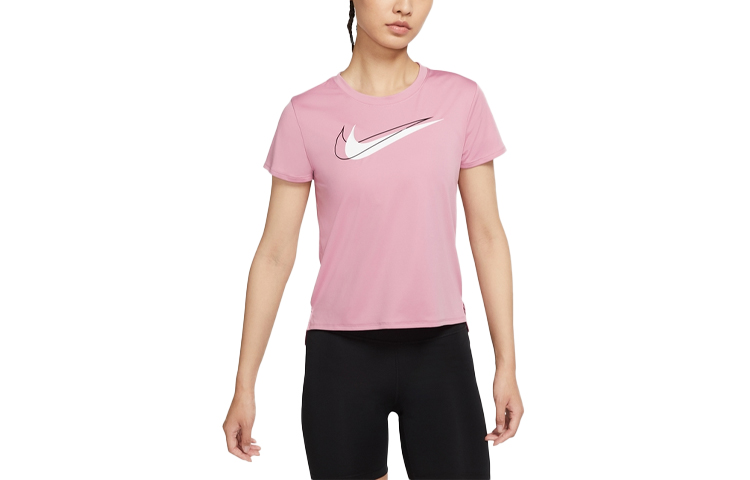 Nike Set in Sleeve Running T Shirt Women’s Pink