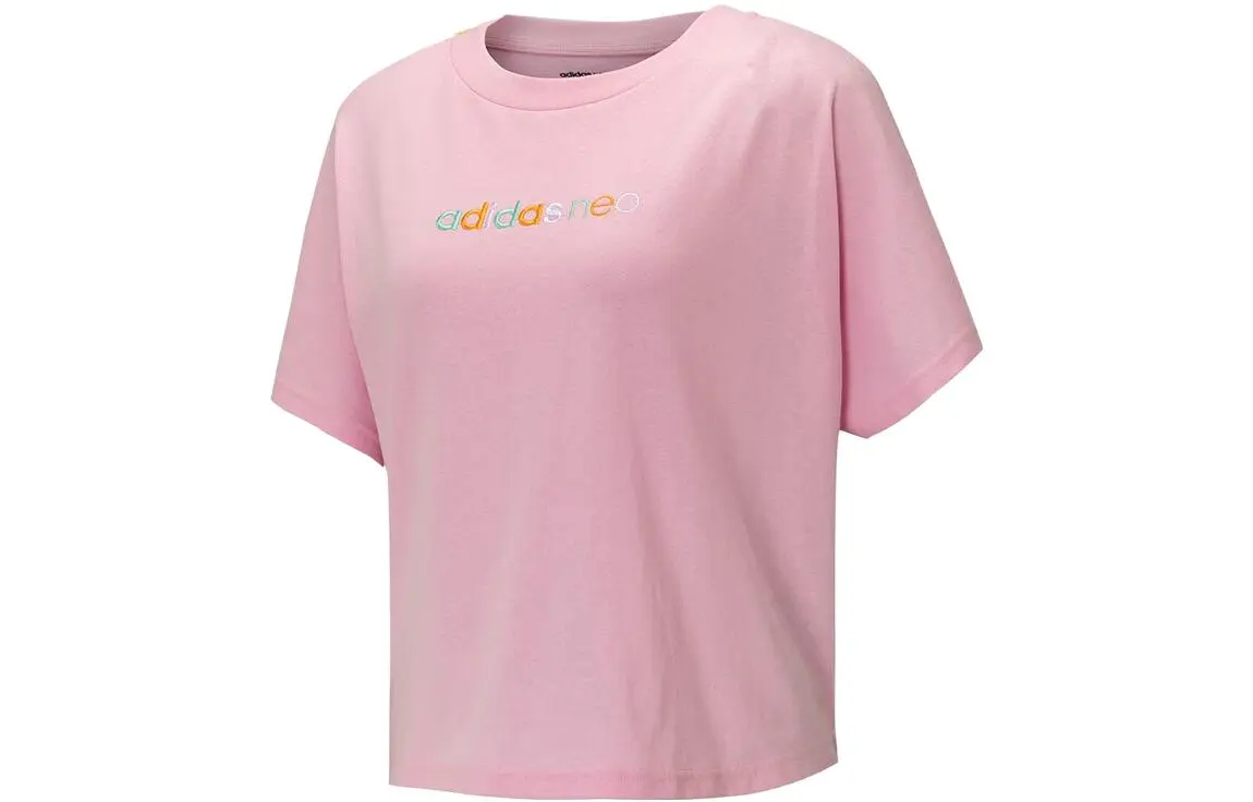 Adidas Raglan Sleeve T Shirt Women's Pink