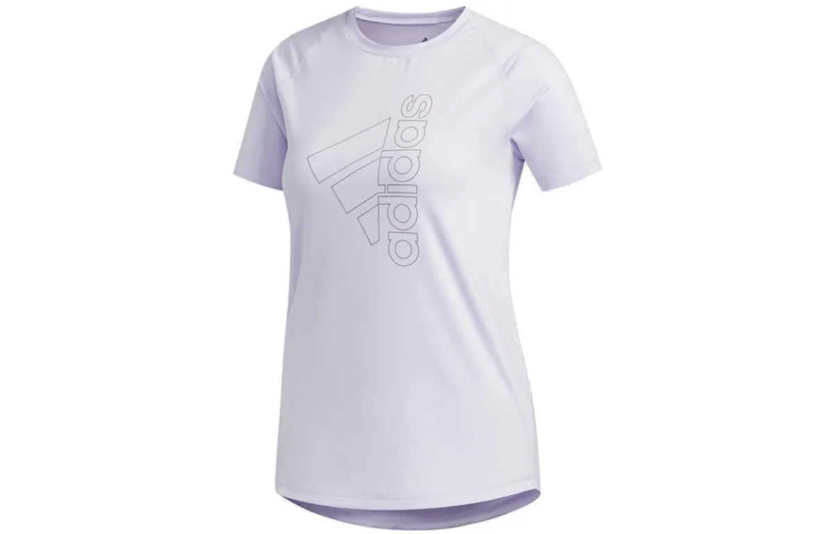 Adidas T Shirt Women's Light Purple