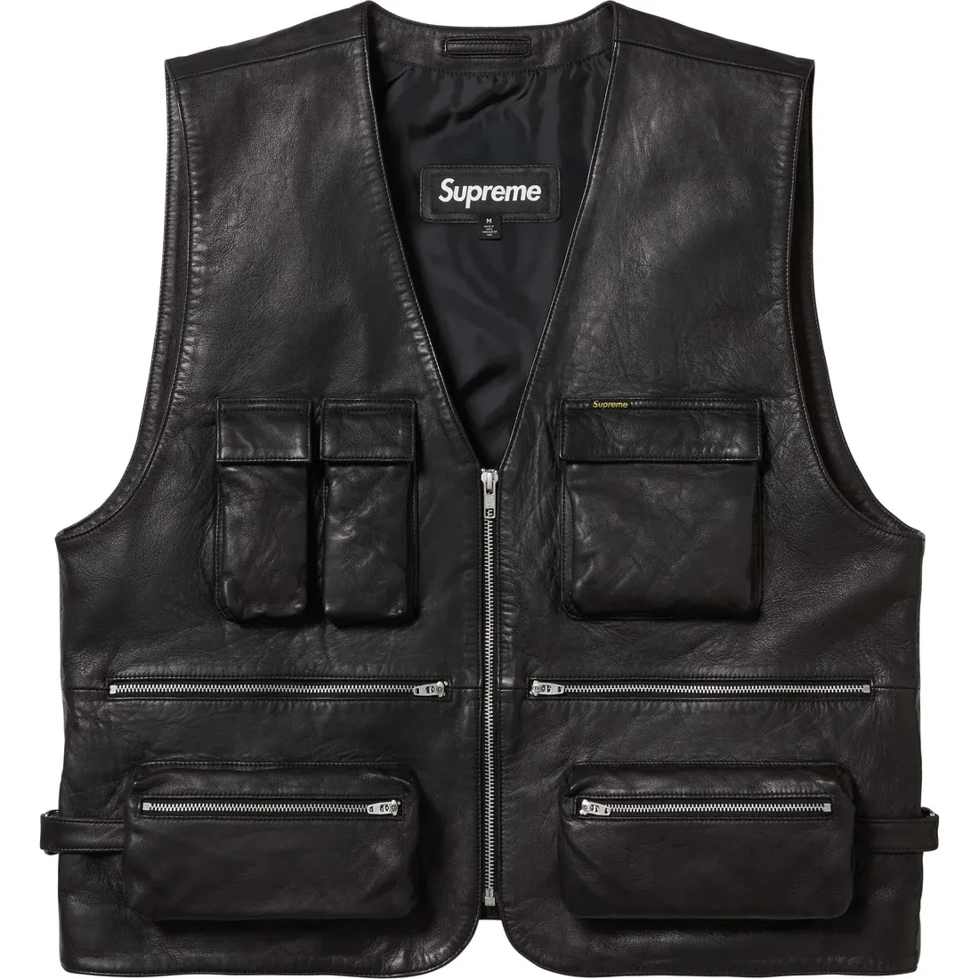 Supreme Leather Cargo Vest