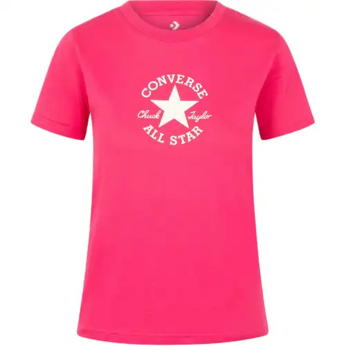 Converse T Shirts Women's Pink Crew Neck