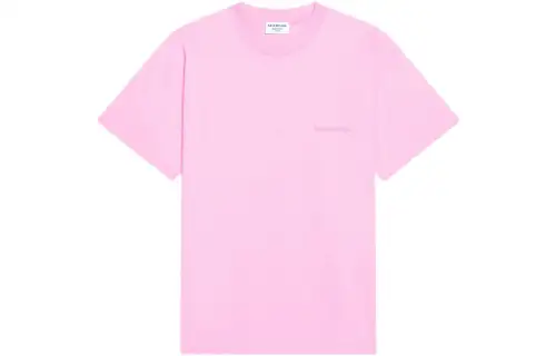 Balenciaga Logo T Shirt Pink