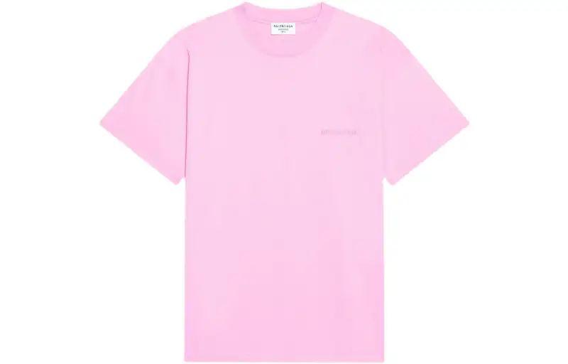 Balenciaga Logo T Shirt Pink