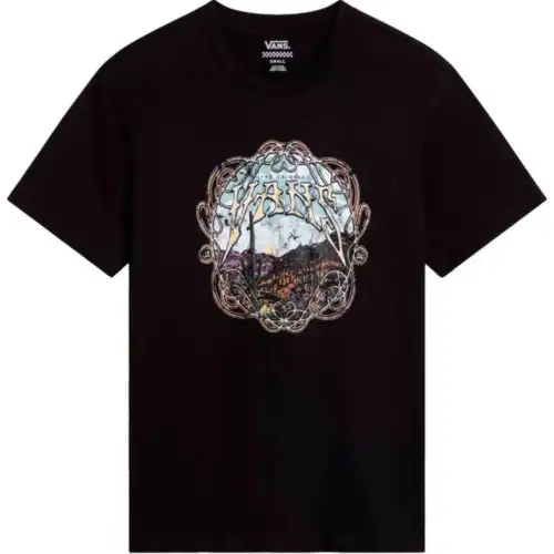 Vans T Shirts Women's Black Crew Neck