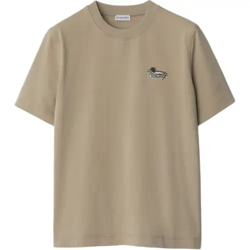 Burberry Duck embroidered Cotton T shirt