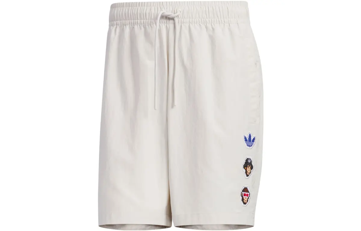 Adidas Originals Monkey Kingdom Collaboration Sports Shorts Men's Mica Powder