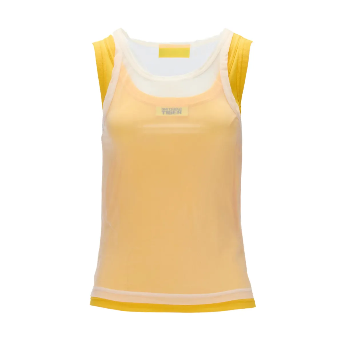 Onitsuka Tiger Tank Top Women's White/Yellow