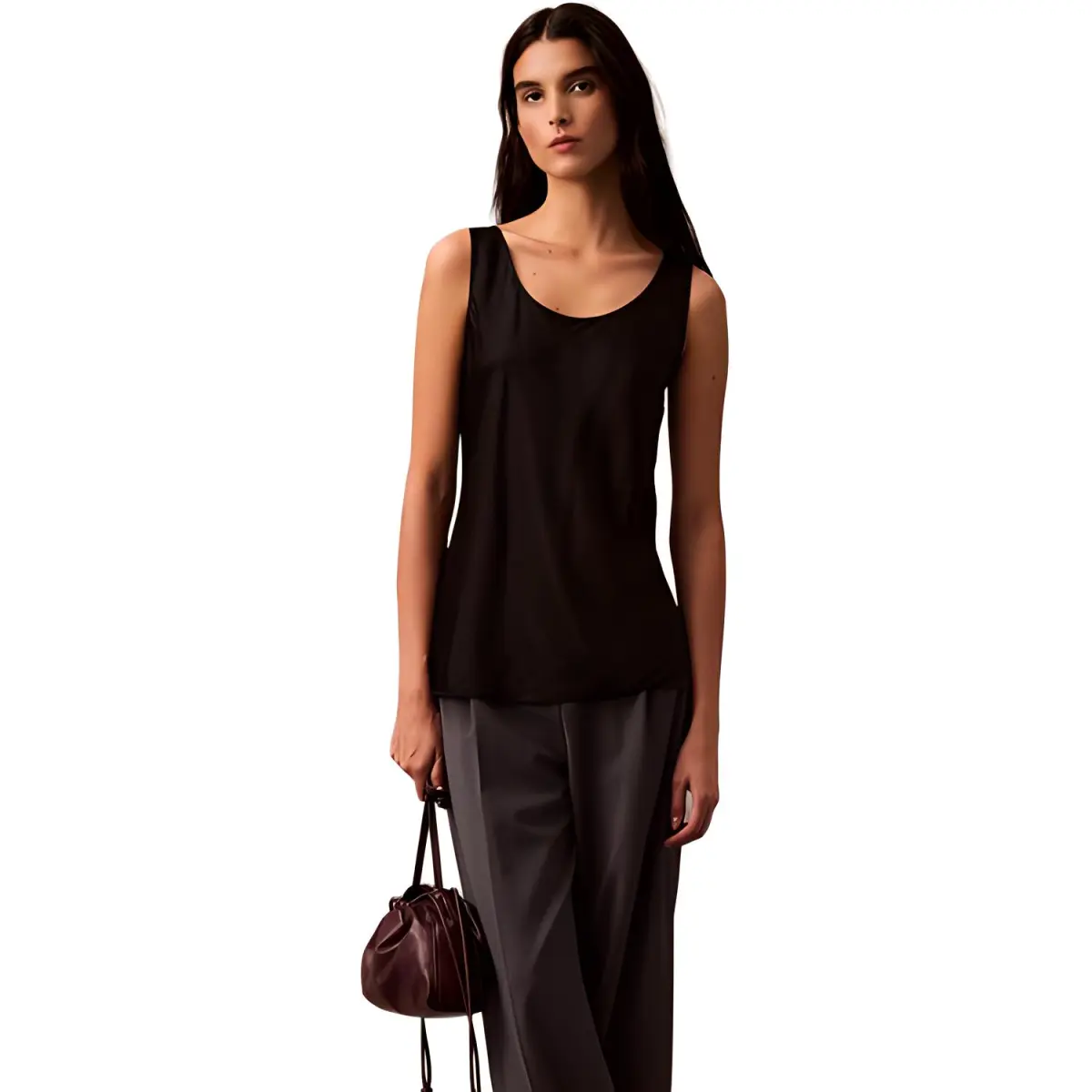 Calvin Klein Tank Tops Women's Thin Straight Fit