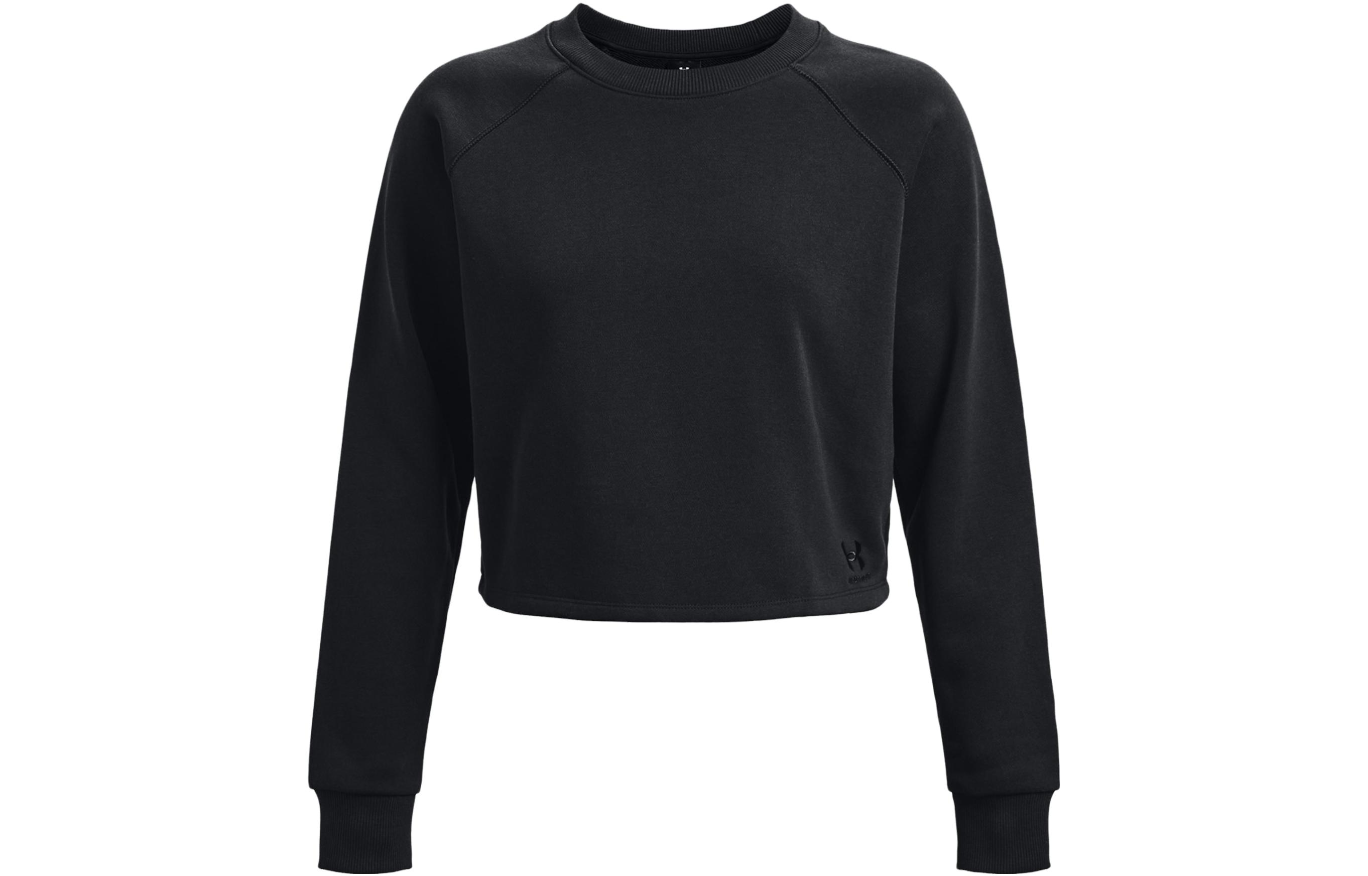 Женская футболка Under Armour Terry Crop (черная)