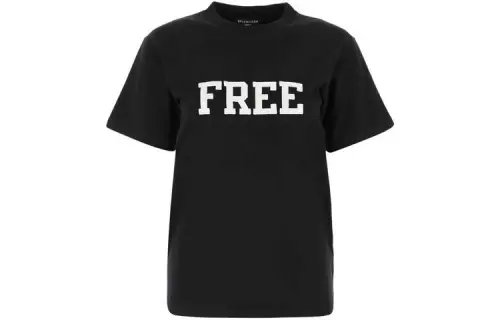Balenciaga T Shirt Women's Regular Fit Black