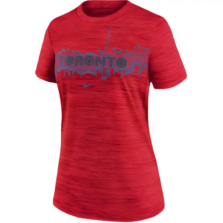 Nike Toronto Blue Jays Authentic Collection City Connect Practice Velocity Women's Nike Dri-FIT Mlb T-Shirt