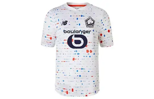 New Balance LOSC Reel Soccer Jerseys Men's White Moderate Straight Fit