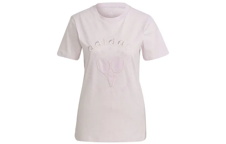 Adidas Originals Set in Sleeve T Shirt Women's Crystal Purple