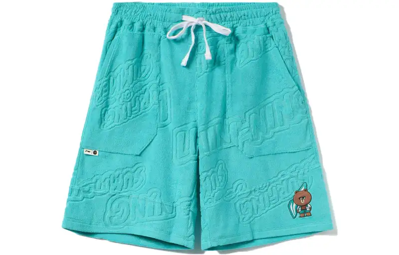 Li Ning Sports Fashion Collection Sports Shorts Unisex Ice Porcelain Green