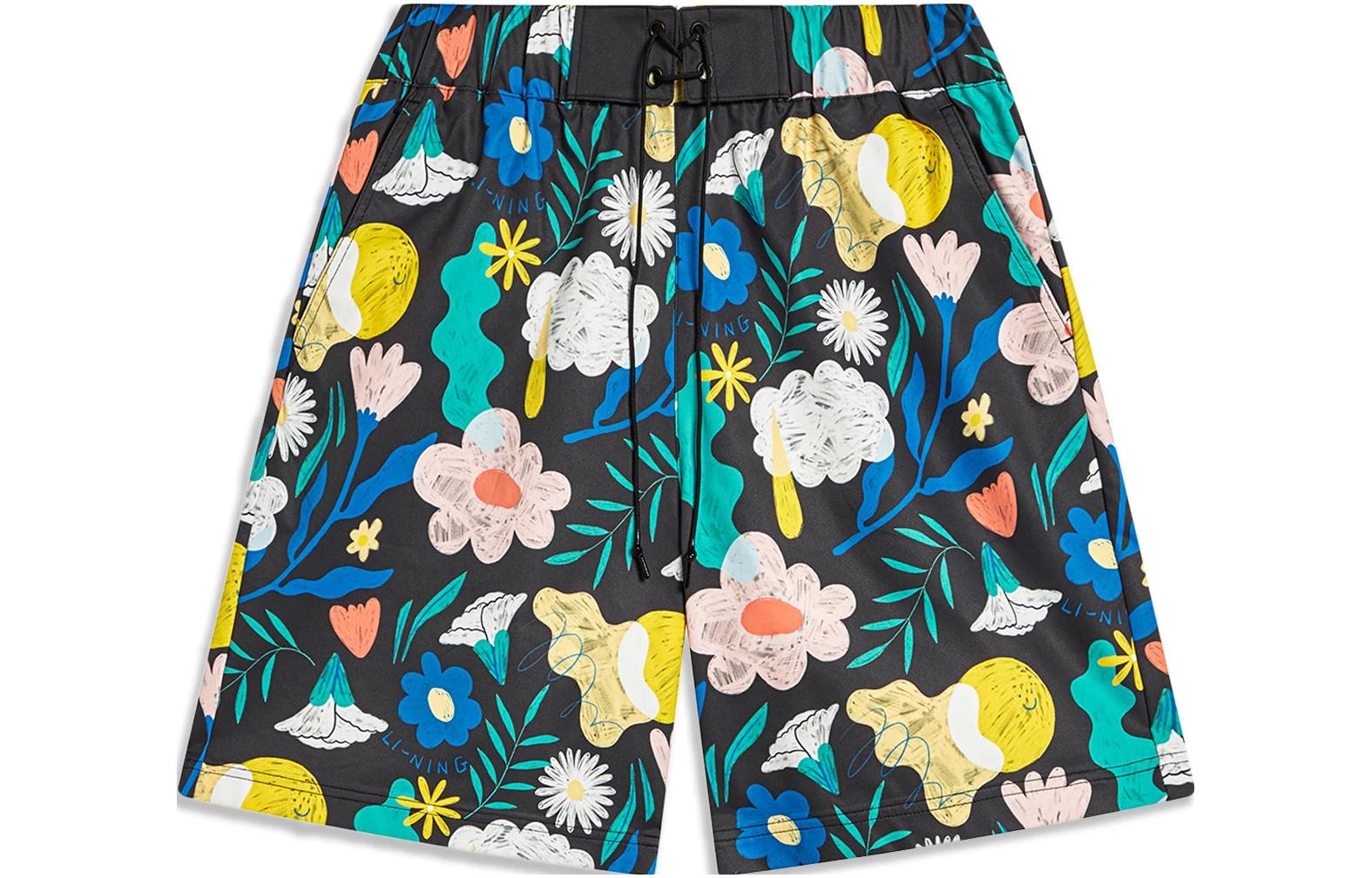 Li Ning Sports Trendy Collection Sports Shorts Unisex Black