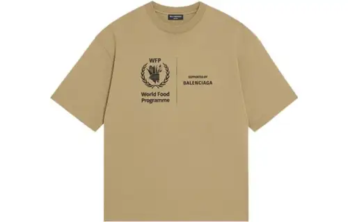 Balenciaga T Shirt Women's Brown Regular Fit