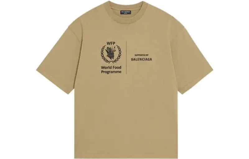 Balenciaga T Shirt Women's Brown Regular Fit