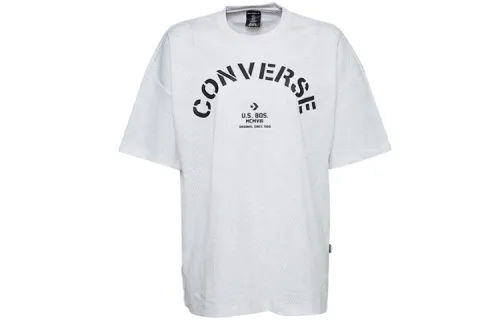 Converse Drop Shoulder Sleeve T Shirt Women's White