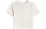 Nike Crop Tops Women's Gray Crew Neck Moderate