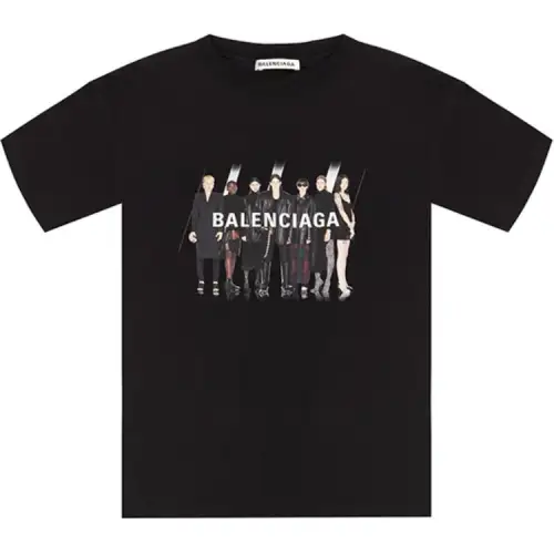 Balenciaga Regular T Shirt Women's Black Regular Fit