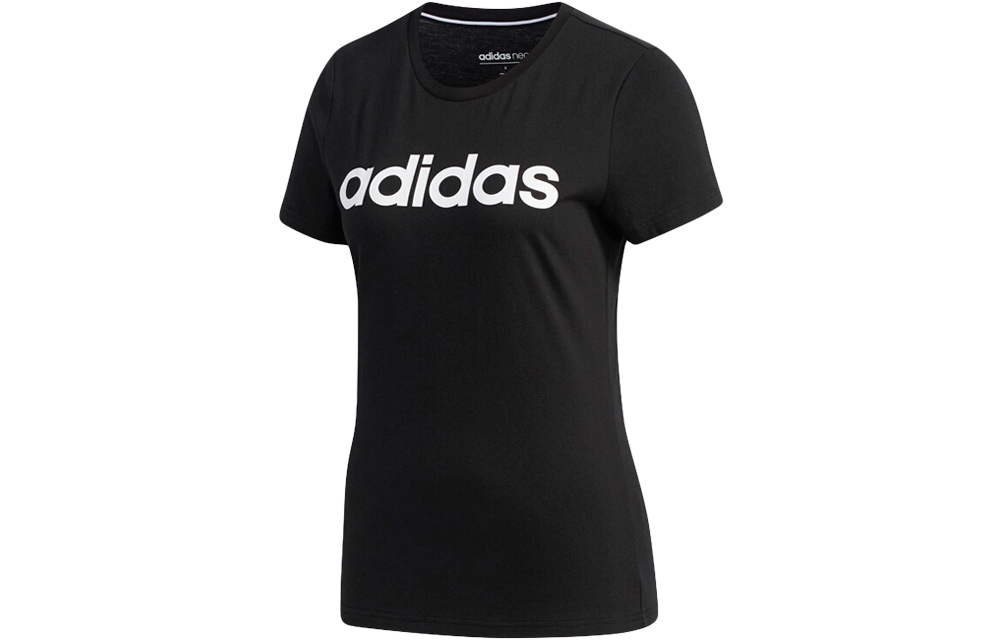 Женская футболка adidas neo W Ce T (черная) — фото 1
