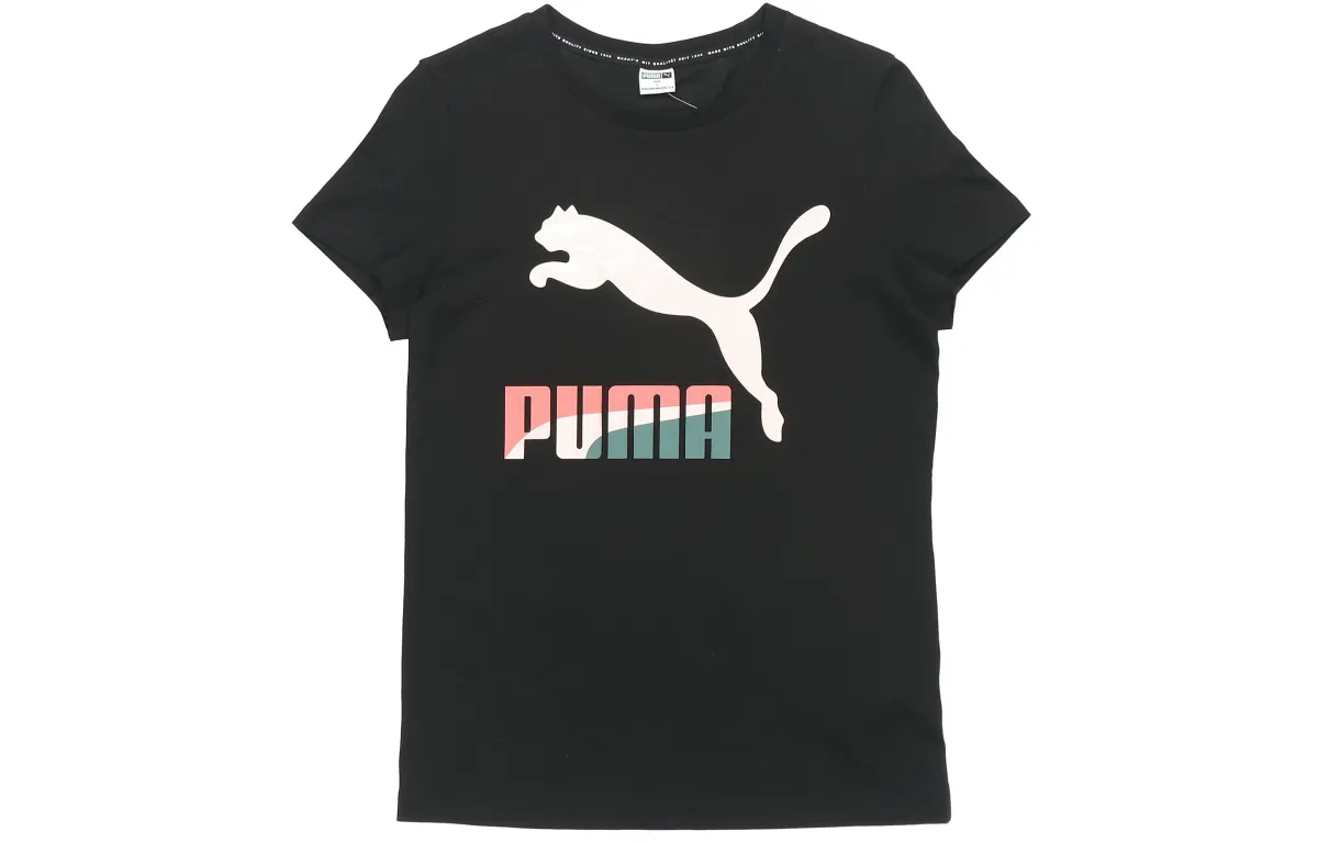 PUMA Set in Sleeve T Shirt Women's Black