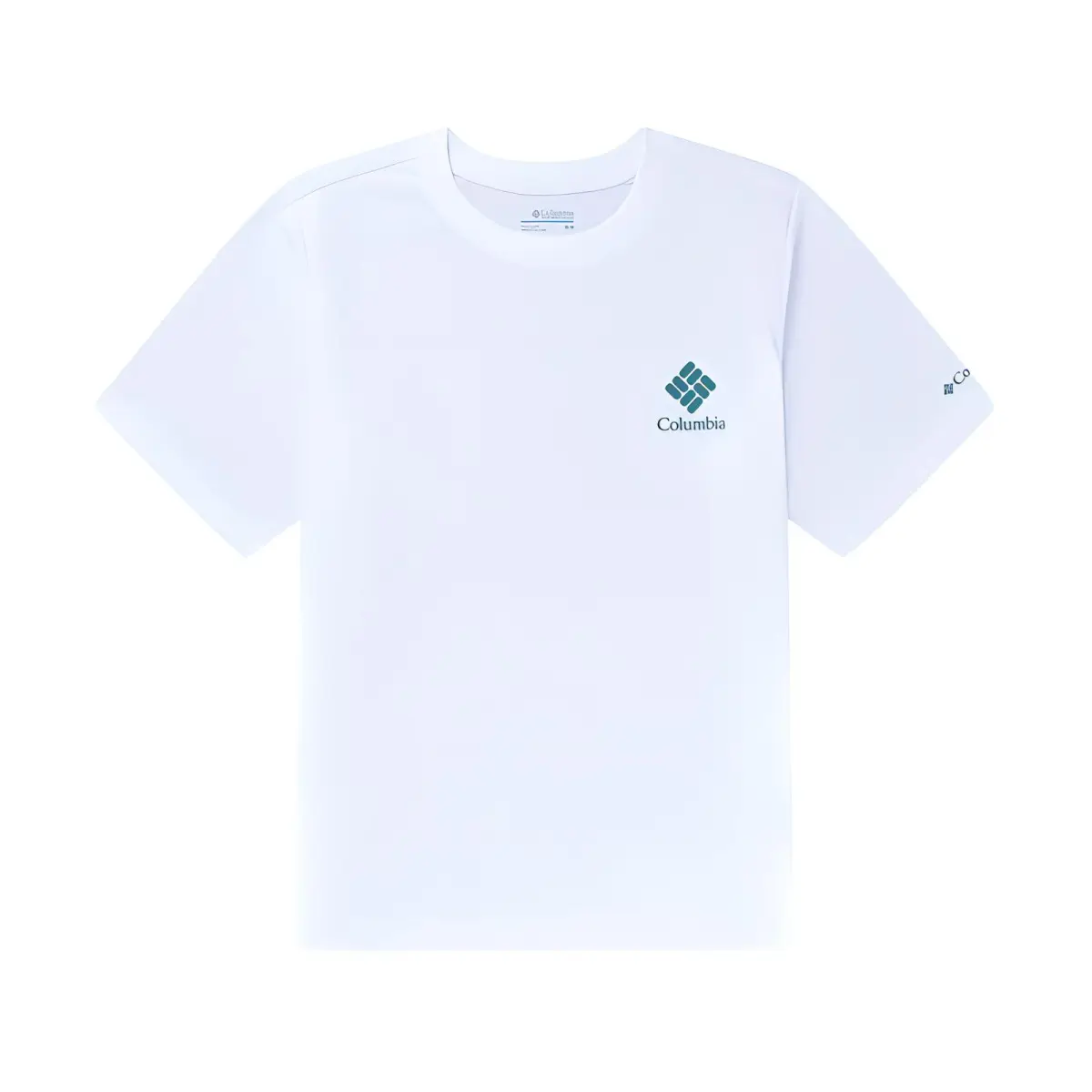 Columbia T-Shirts Women's White Crew Neck Moderate