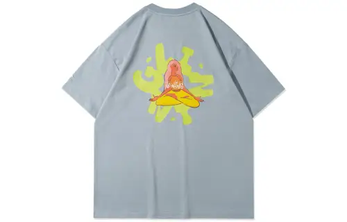 Li Ning Sports Basketball Collection T Shirts Women's Gray Crew Neck Moderate Straight Fit