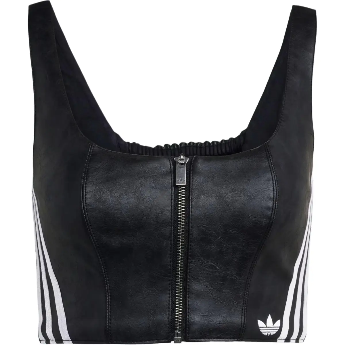 Adidas Originals Adilenium Season 3 Vintage Faux Leather Top