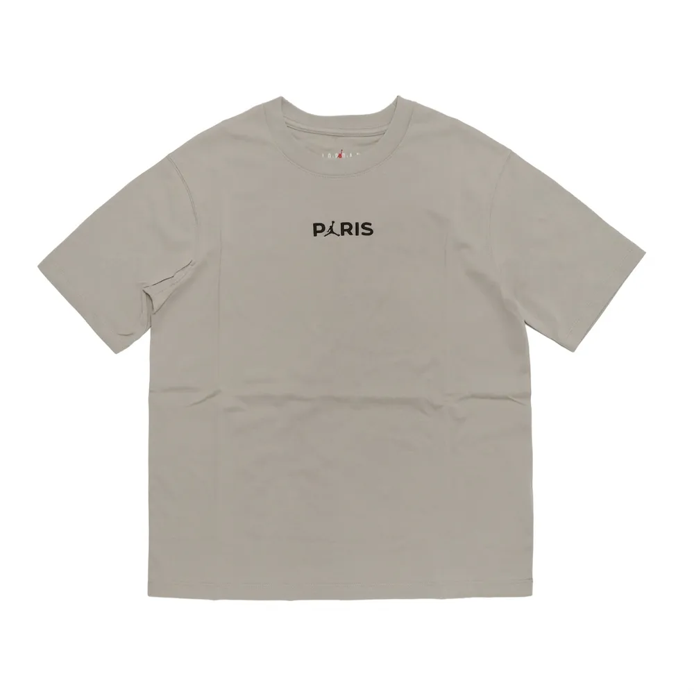 Jordan T-Shirts Women's Light Gray Crew Neck Moderate Straight Fit