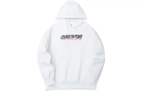ANTA Sweatshirts Women's White Hooded Moderate Regular
