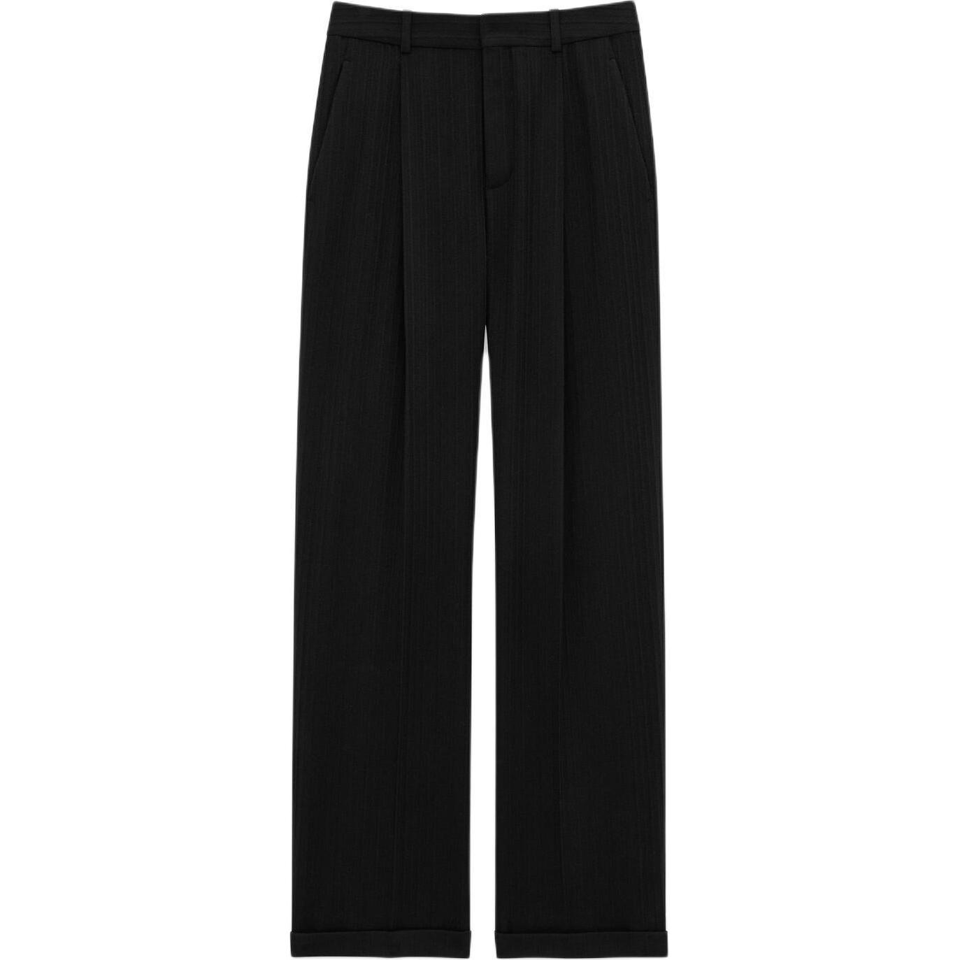 SAINT LAURENT 90'S Striped High Waist Pants