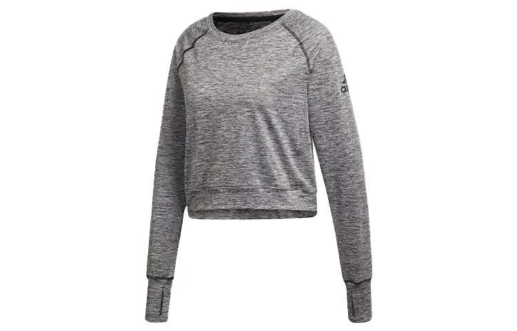 Adidas T-Shirts Women's Black Crew Neck Moderate Straight Fit