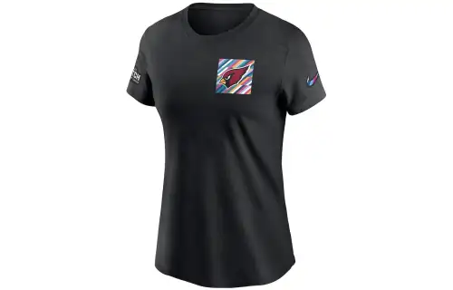 Nike T Shirts Women's Black Crew Neck Moderate Heavyweight