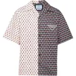 PRADA Shirts Men's Multicolor Lapel Moderate