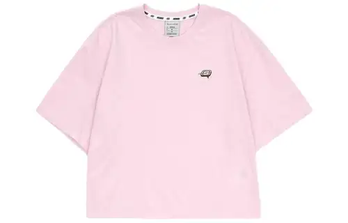 Skechers Ice Cream Collection T Shirts Women's Chalk Pink/01SX Crew Neck Moderate Straight Fit