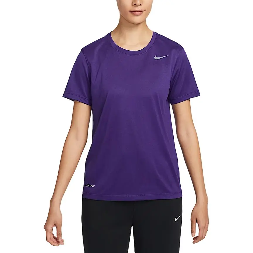 Nike Dri Fit Regular T Shirt Women's Garden Purple