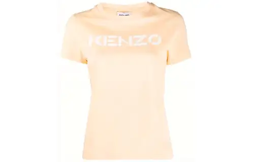 KENZO T Shirts Women's Pink Crew Neck Moderate Straight Fit