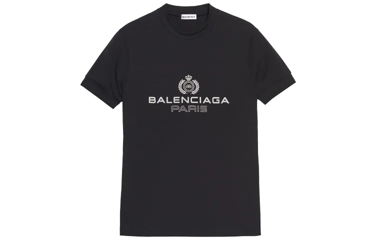 Balenciaga T Shirt Women's Black Regular Fit