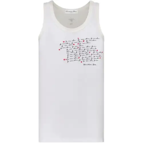 DIOR Dioramour Collection SS24 Tank Top Women's White